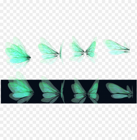 Green Fairy Wings Transparent PNG Graphics Variety