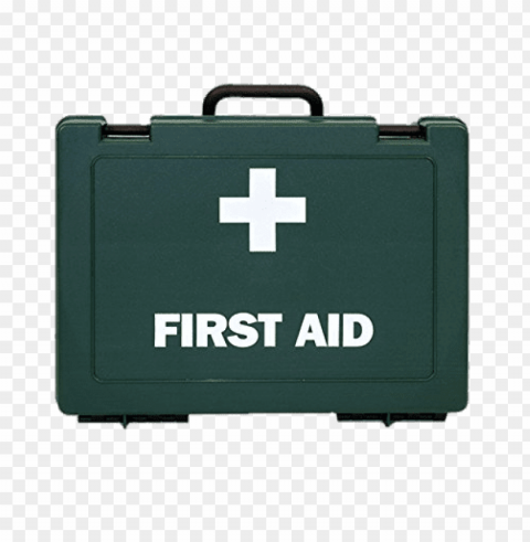 green first aid kit box PNG without background