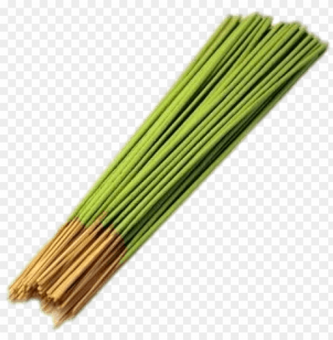 green incense sticks Isolated Design Element in HighQuality PNG