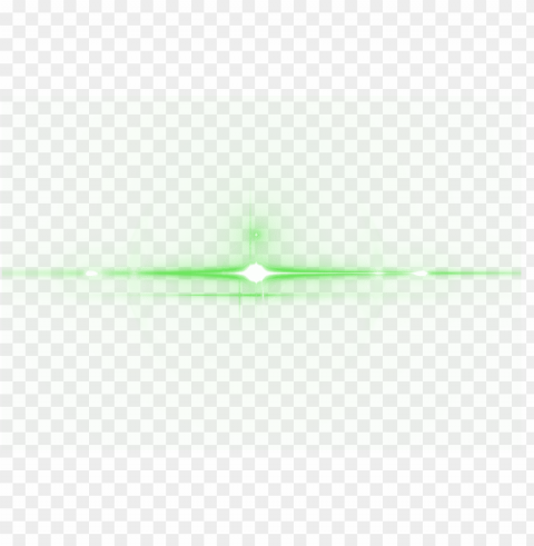 Green Lens Flare PNG Image With Isolated Element