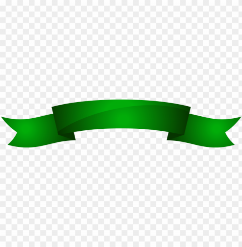 green ribbon banner Transparent PNG illustrations PNG transparent with Clear Background ID 96d0528f