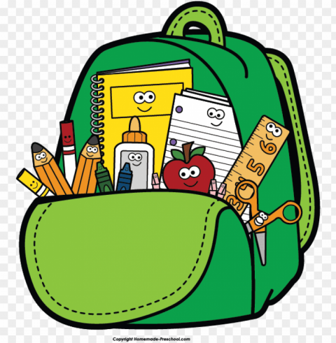 green school bag PNG isolated PNG transparent with Clear Background ID d7023840