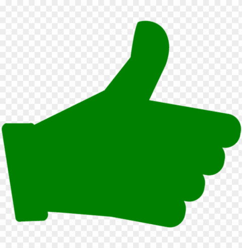 Green Thumbs Up Icon Isolated Character On Transparent PNG