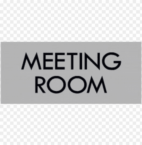 grey meeting room sign PNG Image Isolated with High Clarity PNG transparent with Clear Background ID 0a903068