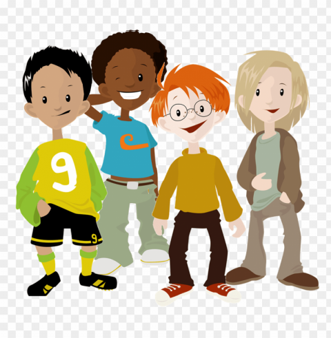 group of kids Isolated Object with Transparent Background PNG PNG transparent with Clear Background ID 2f62a1ba