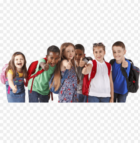 group of kids Isolated Subject in Transparent PNG