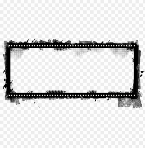 grunge banner frame ClearCut Background PNG Isolated Item