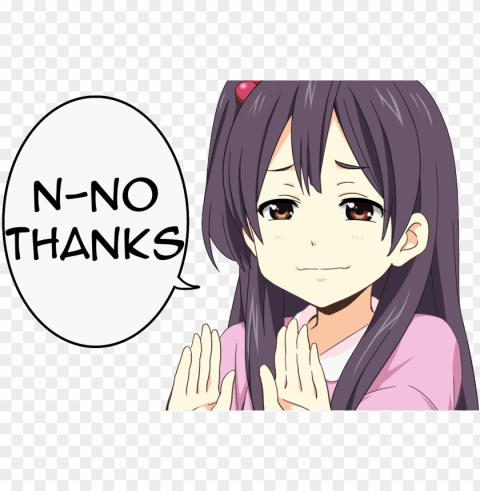 &gt - keemstar - - no thanks anime girl PNG files with clear background collection PNG transparent with Clear Background ID bd53846c