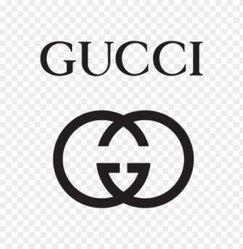 gucci logo photo Transparent Background Isolated PNG Design