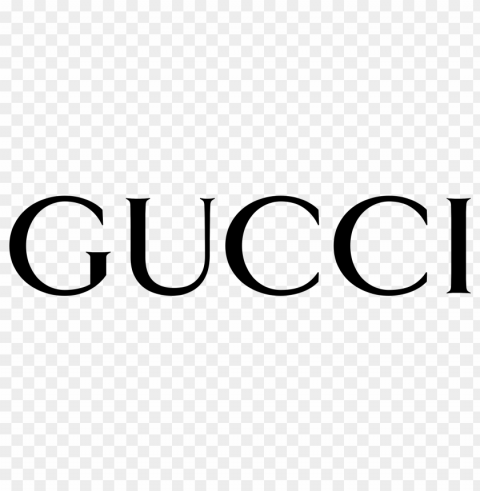 gucci logo PNG with transparent overlay