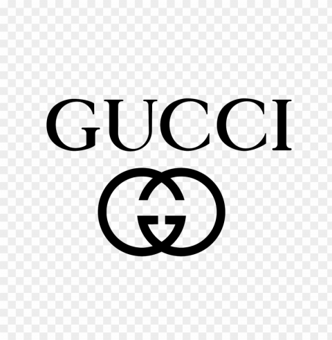 gucci logo background PNG with transparent backdrop