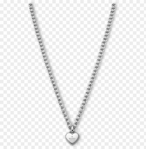 gucci reversible heart necklace blind for love Isolated Character in Transparent Background PNG