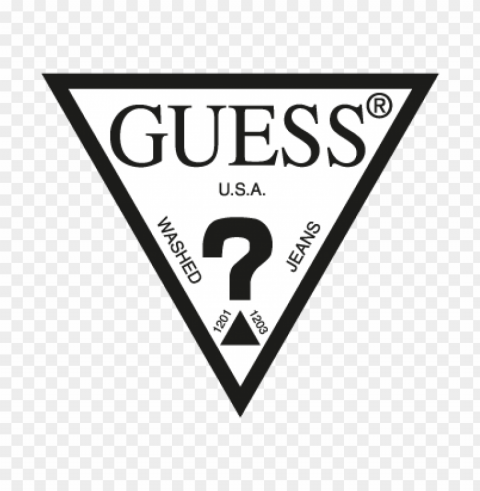 guess jeans clothing logo vector free PNG images without licensing