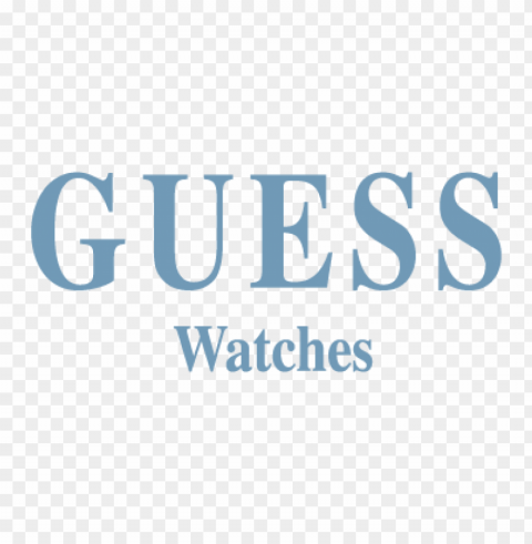 guess watches logo vector free download PNG Image with Transparent Background Isolation