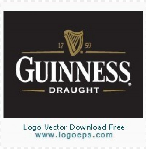 guiness draught logo vector free download PNG objects
