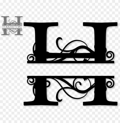 h split monogram sds h split monogram - split letter monogram h PNG files with clear backdrop assortment