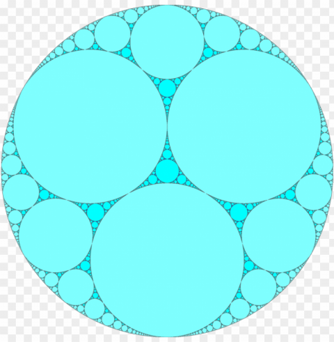 H3 I33 Uhs Plane At Infinity - Apollonian Gasket PNG With Clear Overlay