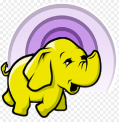hadoop elephant icon Isolated Element in Clear Transparent PNG