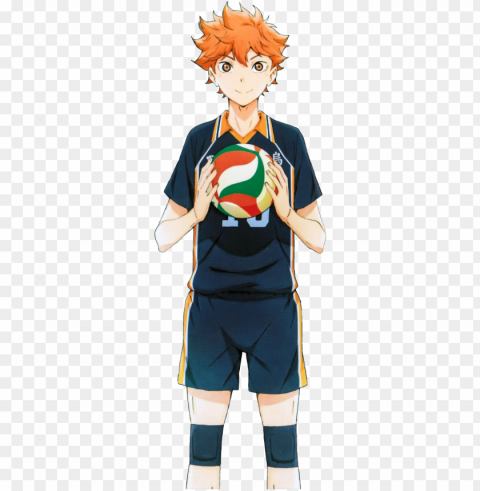 haikyuu - hinata shouyou no background PNG Graphic Isolated on Clear Backdrop