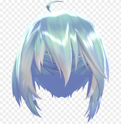 hair pigtails hair pigtail hairstyles braid - mmd tda miku ba PNG Image with Transparent Isolated Graphic