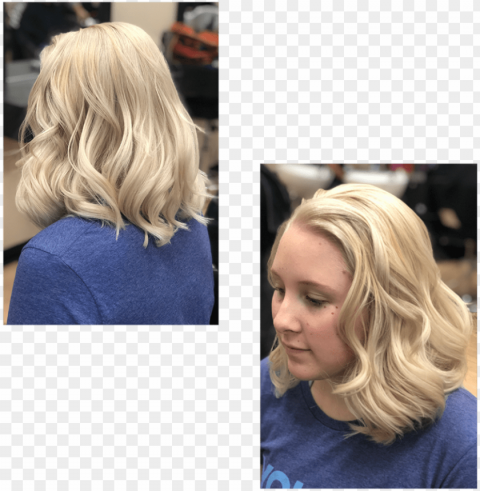hair services - blond Isolated Element in Transparent PNG