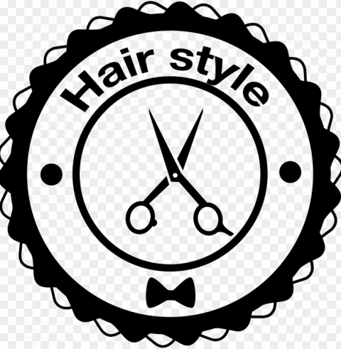 hair style signal circle with scissor comments - icon scissors hairdressing PNG images without BG