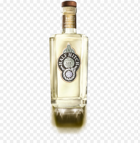 half hitch gin 70cl Clean Background Isolated PNG Design PNG transparent with Clear Background ID 66070b78