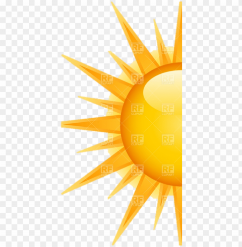 half sun graphic royalty free download transparent - half sun Isolated Icon with Clear Background PNG
