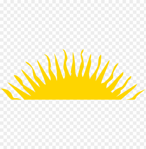 half sun - sol nascente PNG with no background for free