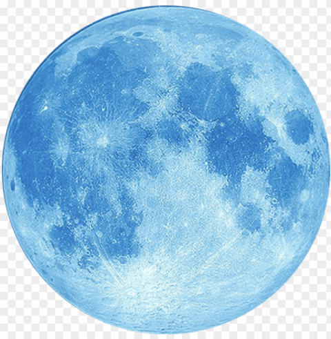 half yellow moon - blue moon white background Transparent PNG download