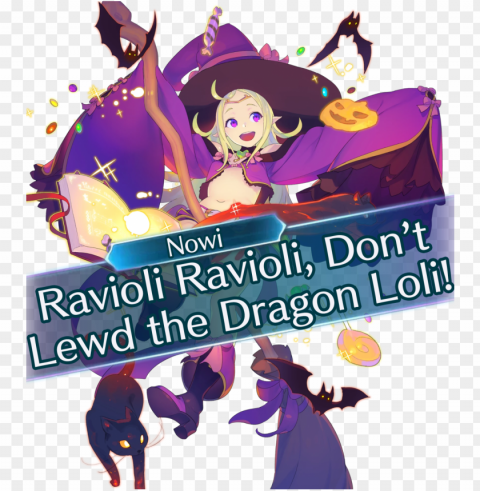 halloween andor normal nowi saying ravioli ravioli - eternal witch nowi PNG Image with Clear Background Isolated