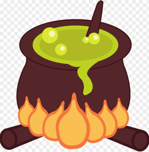 halloween cauldron clip art - clip art Clear Background Isolated PNG Illustration