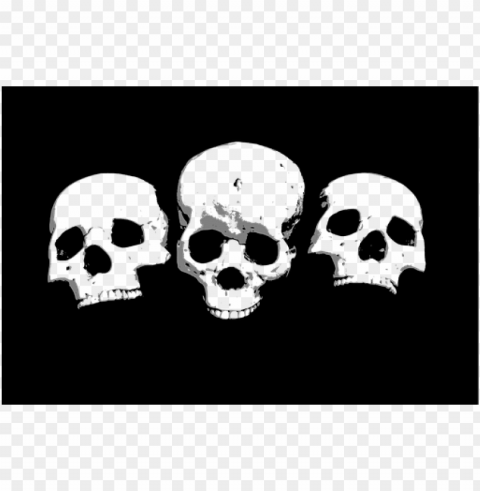 halloween horror skeleton skull skulls sku - gambar tengkorak metal hitam putih Transparent PNG graphics library