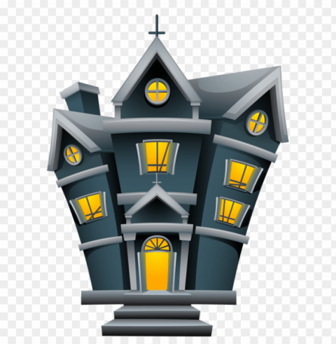 halloween house Clean Background Isolated PNG Object PNG transparent with Clear Background ID c76ca8a9