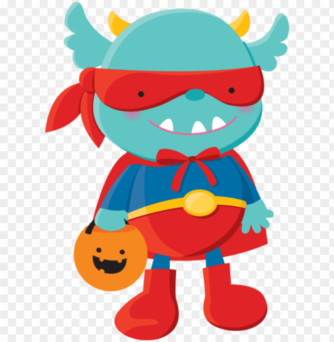 halloween kit halloween clipart monsters clip - cartoo PNG Image Isolated with High Clarity