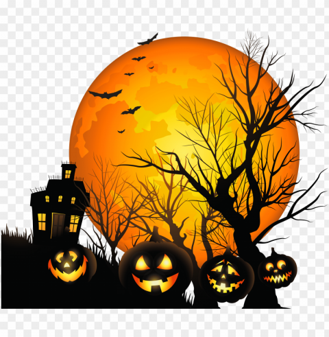 halloween PNG clipart with transparent background PNG transparent with Clear Background ID d7c5afed