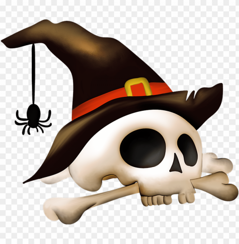 halloween skull - skull halloween Clean Background Isolated PNG Design