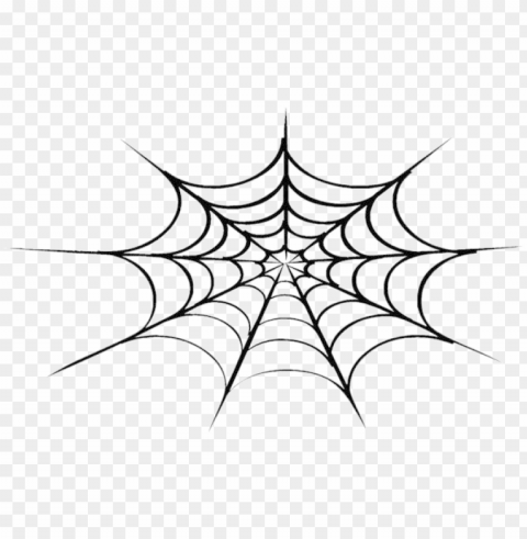 halloween spider web transparent image - spider web drawing corner Isolated Artwork with Clear Background in PNG