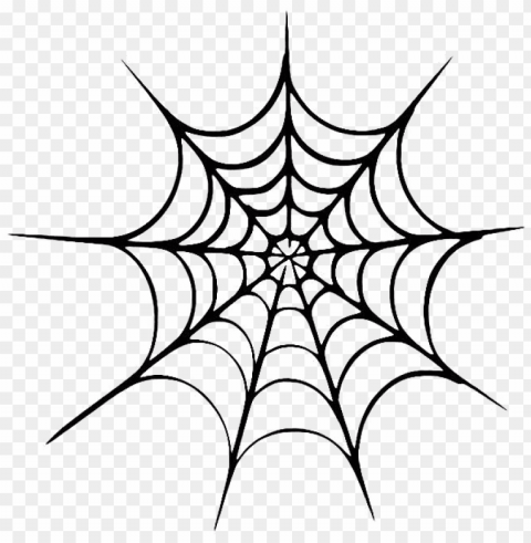 halloween spider web silhouette Isolated Item in HighQuality Transparent PNG