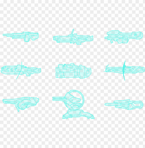 halo 5 weapon icons PNG images without BG