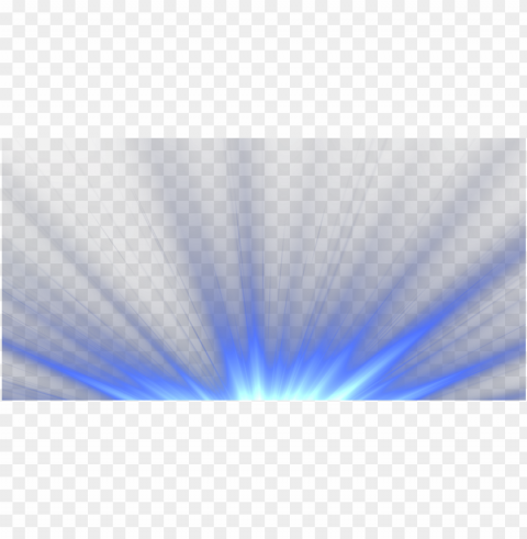 halo bright light blue sun effect PNG with transparent bg