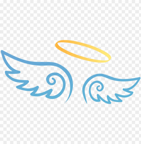 halo clipart angel wing - desenho asas de anjo PNG objects