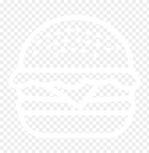 hamburger junk food white icon PNG without background PNG transparent with Clear Background ID 432cf749