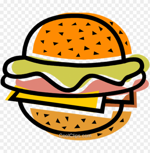 hamburgers royalty free vector clip art illustration - sanduiche vetor PNG with no background required
