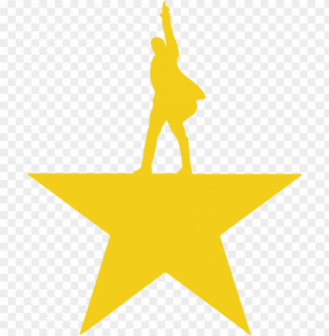 hamilton star gold logo Clear background PNG graphics