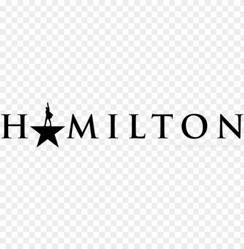 hamilton logo text - hamilton musical logo PNG Image with Clear Background Isolated