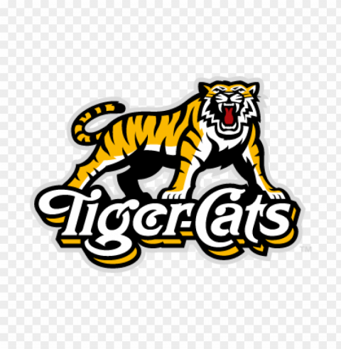 hamilton tiger-cats eps vector logo free HighQuality Transparent PNG Isolated Artwork