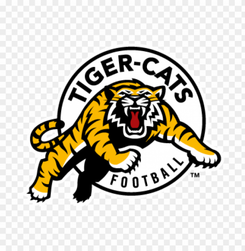 hamilton tiger-cats football vector logo HighQuality Transparent PNG Isolated Graphic Design