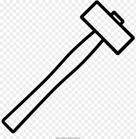 hammer coloring page - desi PNG no background free PNG transparent with Clear Background ID 66466e14