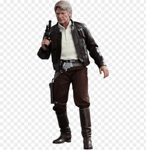 han solo figure Isolated Icon with Clear Background PNG